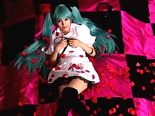 Haired, blue hair